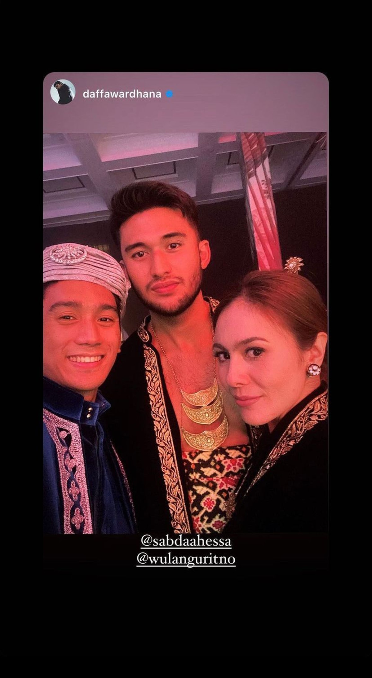 Wulan Guritno dan Sabda Ahessa