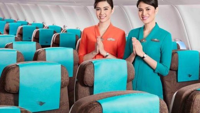 Cantik dan Bermakna, Inilah Ciri Khas Seragam Pramugari Maskapai Penerbangan Indonesia