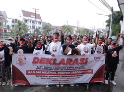 Milenial Se-Jabodetabek Konvoi & Dukung Ganjar Jadi Presiden 2024