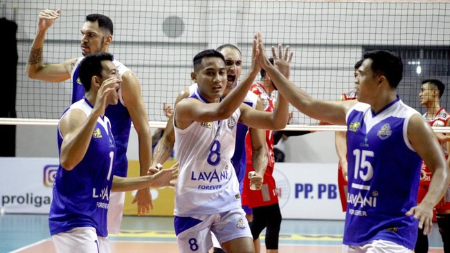 Tim voli Bogor Lavani menjadi juara Proliga putra 2022 usai mengalahkan Surabaya Bhayangkara Samator (SBS).