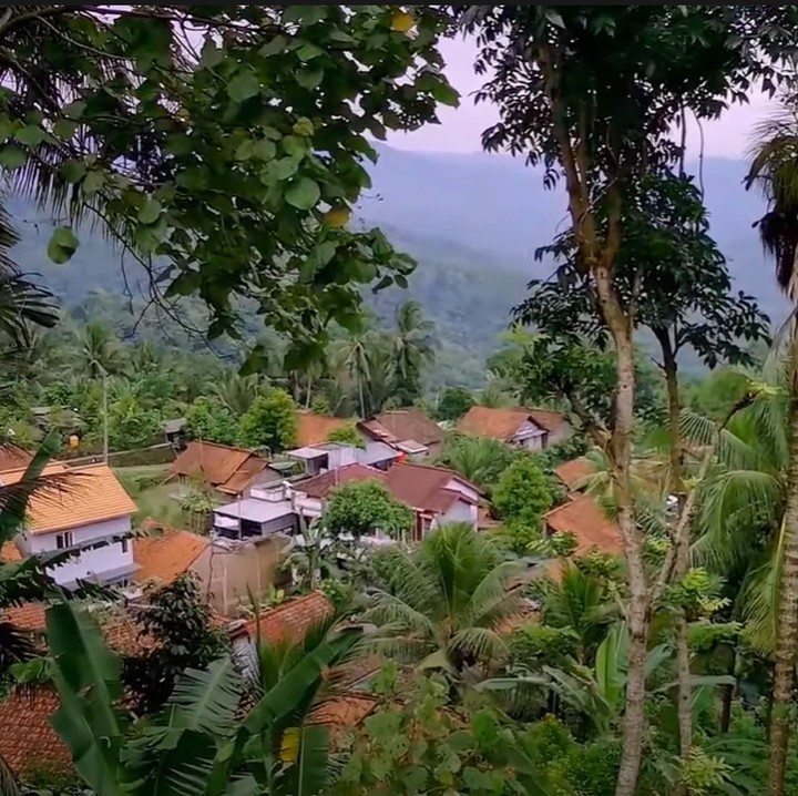 <p>Dari halaman rumah yang luas, kita bisa melihat pemandangan asri dan suasana perkampungan. Indah banget ya, Bunda? (Foto: YouTube Jejak Bang Ibra)</p>