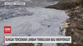 VIDEO: Sungai Tercemar Limbah Timbulkan Bau Menyengat