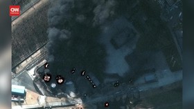 VIDEO: Fasilitas Bahan Bakar Ukraina Hancur Akibat Serangan Rusia