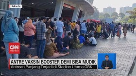 VIDEO: Antre Vaksin Booster Demi Bisa Mudik