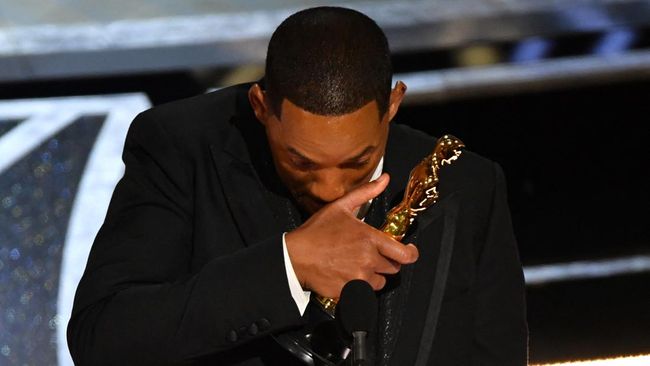 Will Smith Malu Habis Gampar Chris Rock di Oscar 2022