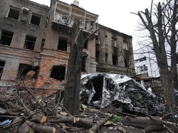Rudal Rusia Hantam Apartemen di Donbas Ukraina, 15 Orang Tewas