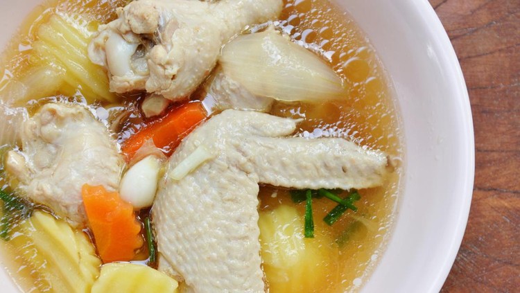 Resep Sop Ayam Bumbu Jahe Shoyu