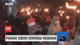 VIDEO: Semerak Pawai Obor Jelang Ramadan