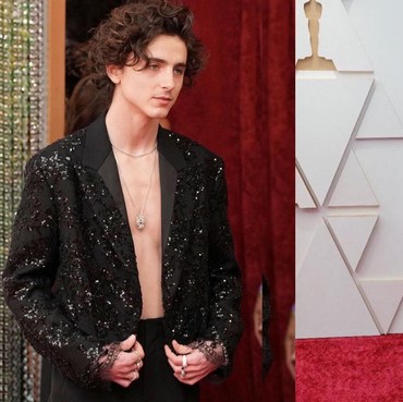 8 Gaya Timothee Chalamet Hadiri Oscar 2022, Pamer Otot Dada & Perut