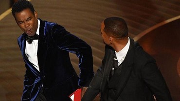 img-title Aksi Will Smith Tampar Chris Rock di Oscar 2022 Bukan Settingan