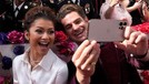 Zendaya dan Andrew Garfield di Oscar 2022