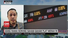 VIDEO: Asing Ramai Borong Saham-saham Plat Merah RI