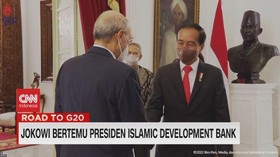 VIDEO: Jokowi Bertemu Presiden Islamic Development Bank