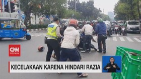 VIDEO: Kecelakaan Karena Hindari Razia