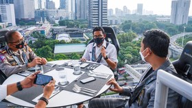 Destinasi Wisata Modern, Sandiaga Sambut Lounge In The Sky Indonesia