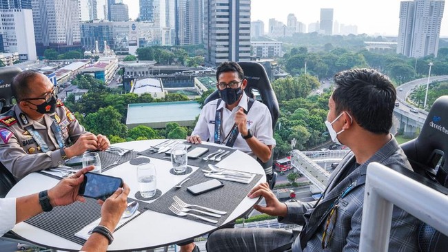 Menparekraf Sandiga Uno menilai Lounge In The Sky Indonesia dapat membuka lapangan kerja dan membangkitkan ekonomi baru.