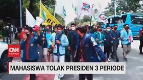 VIDEO: Mahasiswa Tolak Presiden 3 Periode