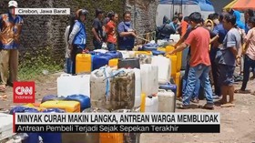 VIDEO: Minyak Curah Makin Langka, Antrean Warga Membludak