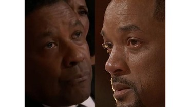 img-title Tampar Chris Rock, Will Smith Menangis Ungkap Pesan Denzel Washington