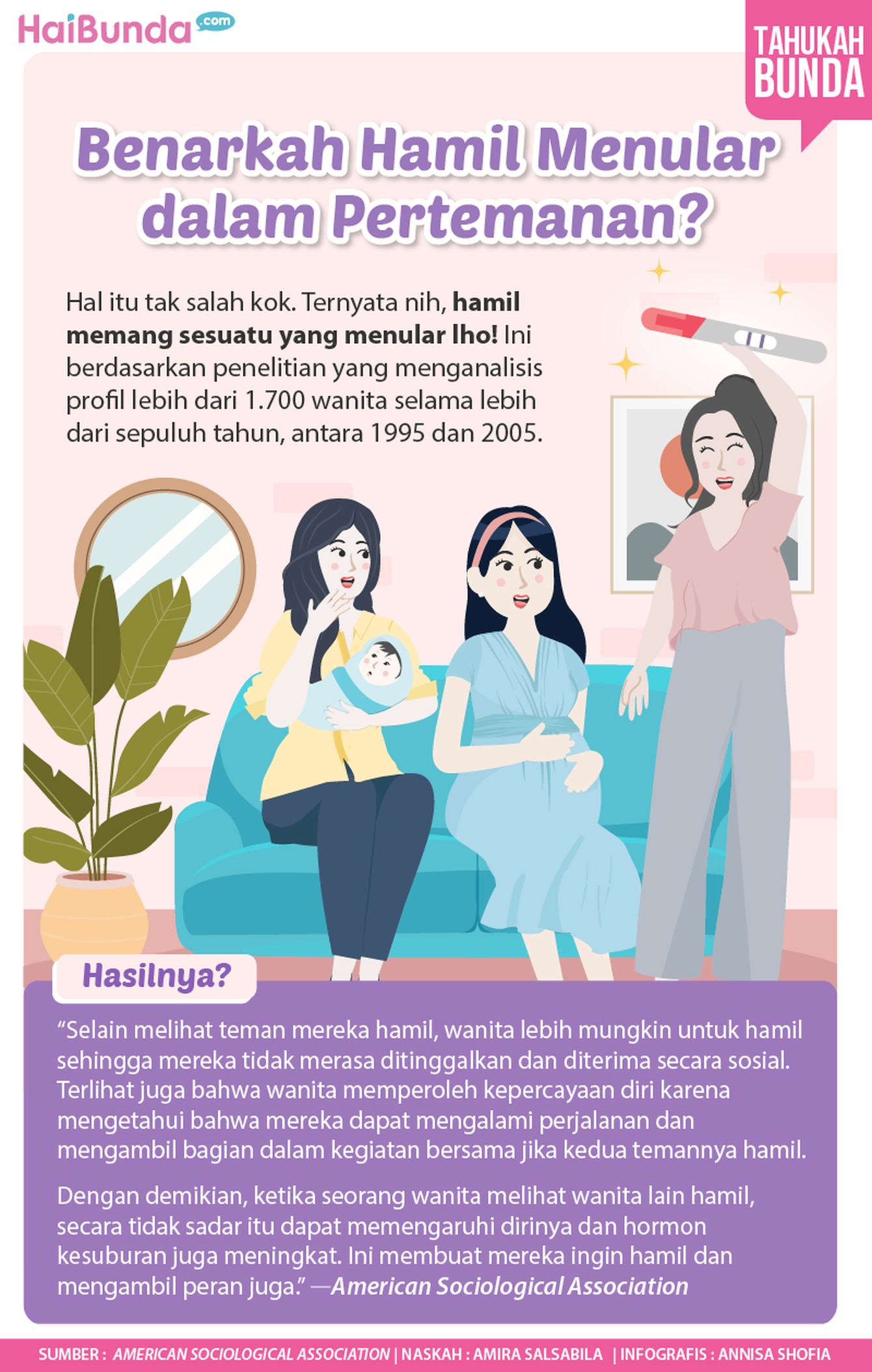 Benarkah Hamil Menular dalam Pertemanan?