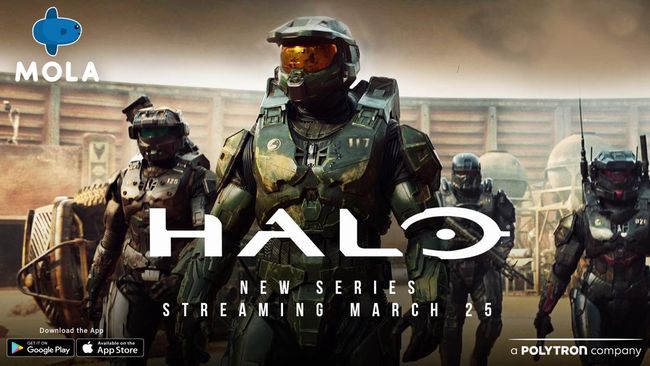 Diadaptasi dari gim populer, serial Halo dengan latar belakang tahun 2552 mengangkat konflik antara umat manusia dengan spesies alien secara garis besar.