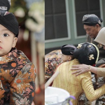 7 Momen Tedak Siten Anak Tata Janeeta & Brotoseno Dihadiri Para Artis