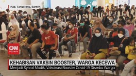 VIDEO: Warga Membludak, Vaksinasi Booster Diwarnai Protes & Adu Mulut