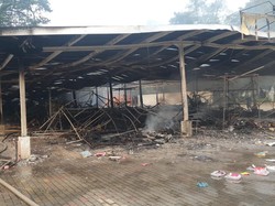 172 Kios di IRTI Monas Jakpus Terbakar, Diduga Akibat Korsleting