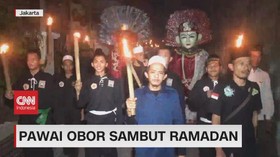 VIDEO: Pawai Obor Sambut Ramadan