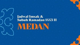 INFOGRAFIS: Jadwal Imsak dan Subuh Ramadan 2022 di Medan