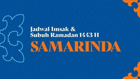 INFOGRAFIS: Jadwal Imsak dan Subuh Ramadan 2022 di Samarinda