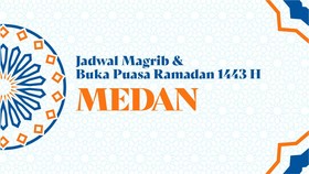 INFOGRAFIS: Jadwal Magrib dan Buka Puasa Ramadan 2022 di Medan