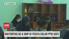 VIDEO: Mayoritas SD & SMP di Yogya Gelar PTM 100%