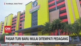 VIDEO: Pasar Turi Baru Mulai Ditempati Pedagang