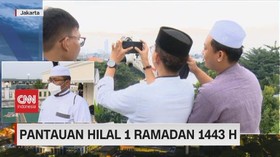VIDEO: Pantauan Hilal 1 Ramadan 1443 H