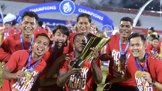 FOTO: Perayaan Bali United Juara Liga 1