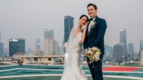 Foto Pernikahan Mike Lewis dan Janisaa Pradja Dirilis