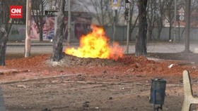 VIDEO: Militer Rusia Serang Kota Kharkiv dan Mariupol