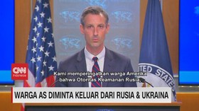 VIDEO: Warga AS Diminta Keluar Dari Rusia & Ukraina