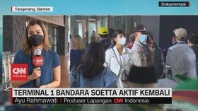 VIDEO: Terminal 1 Bandara Soetta Aktif Kembali
