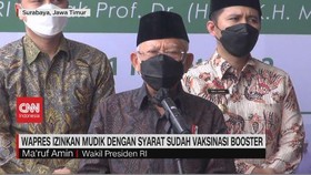 VIDEO: Wapres Izinkan Mudik Dengan Syarat Sudah Vaksinasi Booster