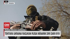VIDEO: Tentara Ukraina Ragukan Rusia Menarik Diri Dari Kyiv