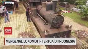 VIDEO: Mengenal Lokomotif Tertua di Indonesia