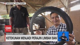 VIDEO: Sehari Menjadi Perajin Limbah Ban