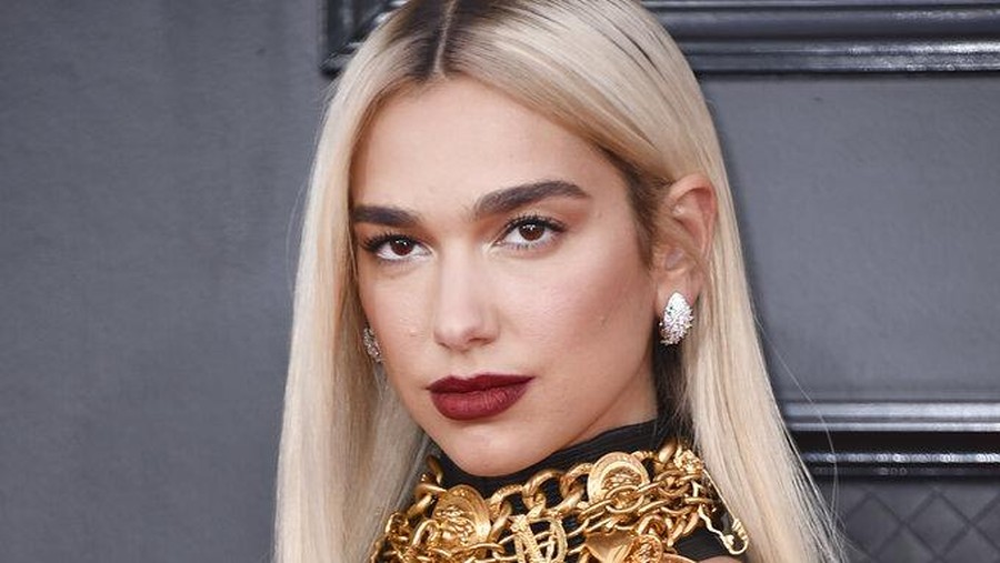 64th Annual Grammy Awards - Arrivals Dua Lipa arrives at the 64th Annual Grammy Awards at the MGM Grand Garden Arena on Sunday, April 3, 2022, in Las Vegas. (Photo by Jordan Strauss/Invision/AP)