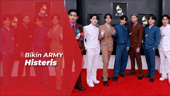 Momen BTS di Grammy 2022, Jungkook Terbang hingga V Goda Olivia Rodrigo