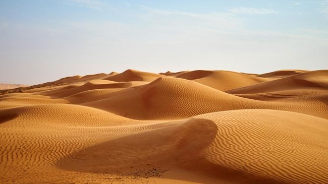 Padang pasir Dubai dijual dan laku puluhan juta dolar. Padang pasir ini sebenarnya sebidang area berpasir kosong di Pulau Teluk Jumeirah (Jumeirah Bay Island).