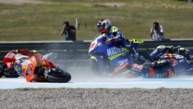 Hasil Moto2 Argentina: Sempat Terlibat Tabrakan, Vietti Menang