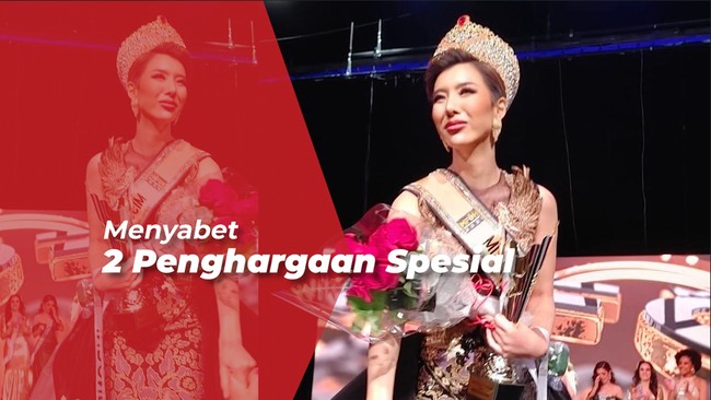 Nadia Tjoa Wakil Indonesia Raih Mahkota Miss Face of Humanity 2022