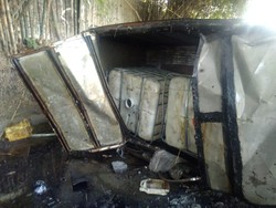 Mobil Boks Angkut Solar Kecelakaan di Bogor, Sopir Melarikan Diri